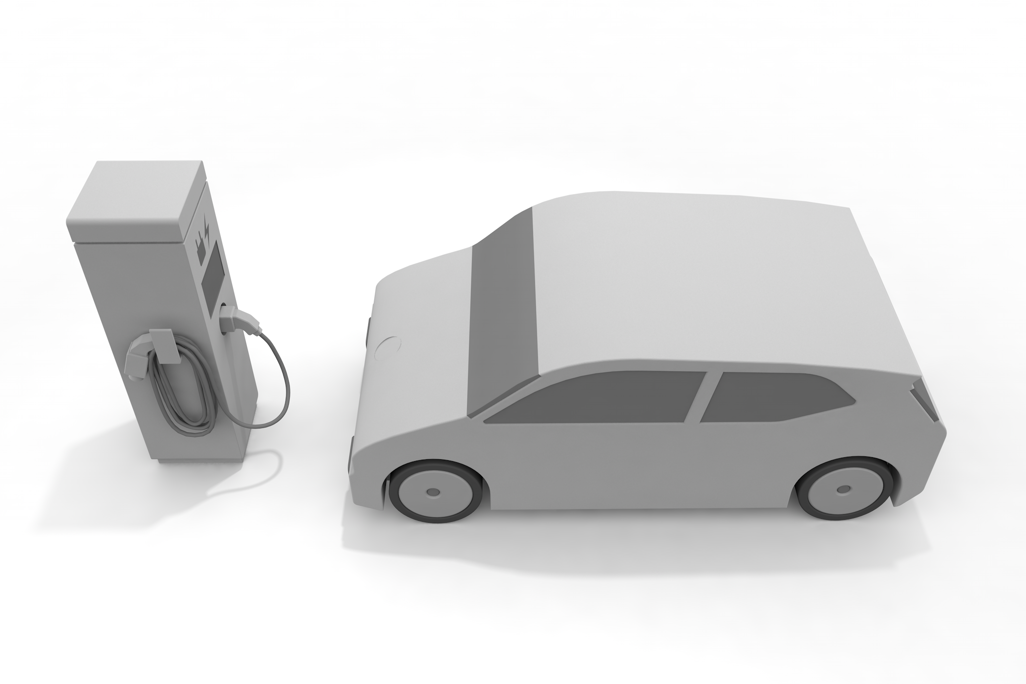 家庭用電源や外出先の電源/ビジネスシーンでも活躍 - イラスト/3Dレンダリング/フリー素材/商用使用OK