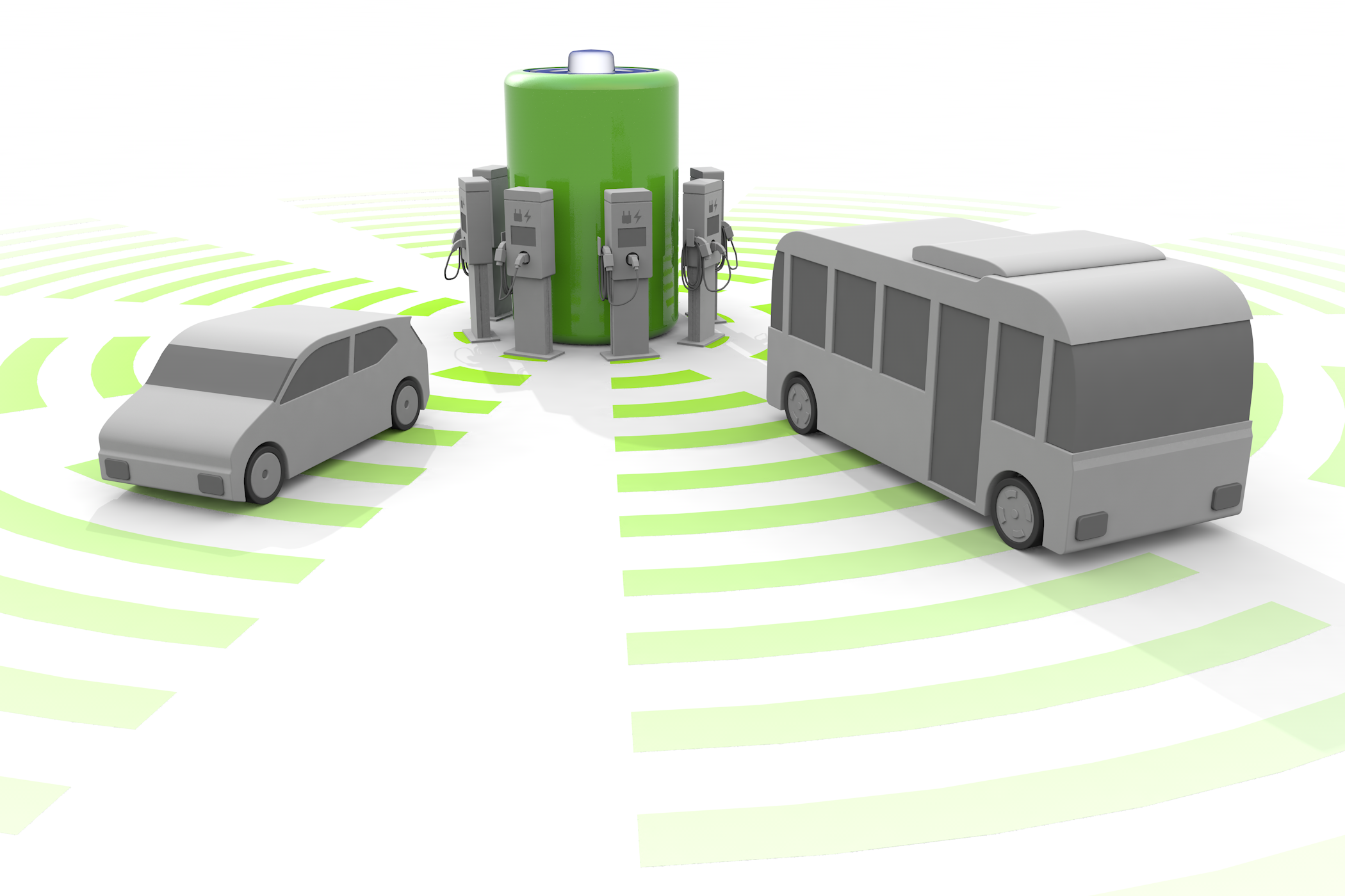 グローバル / 地球儀 / ミニカー / ミニチュア / おもちゃ - イラスト/3Dレンダリング/フリー素材/商用使用OK