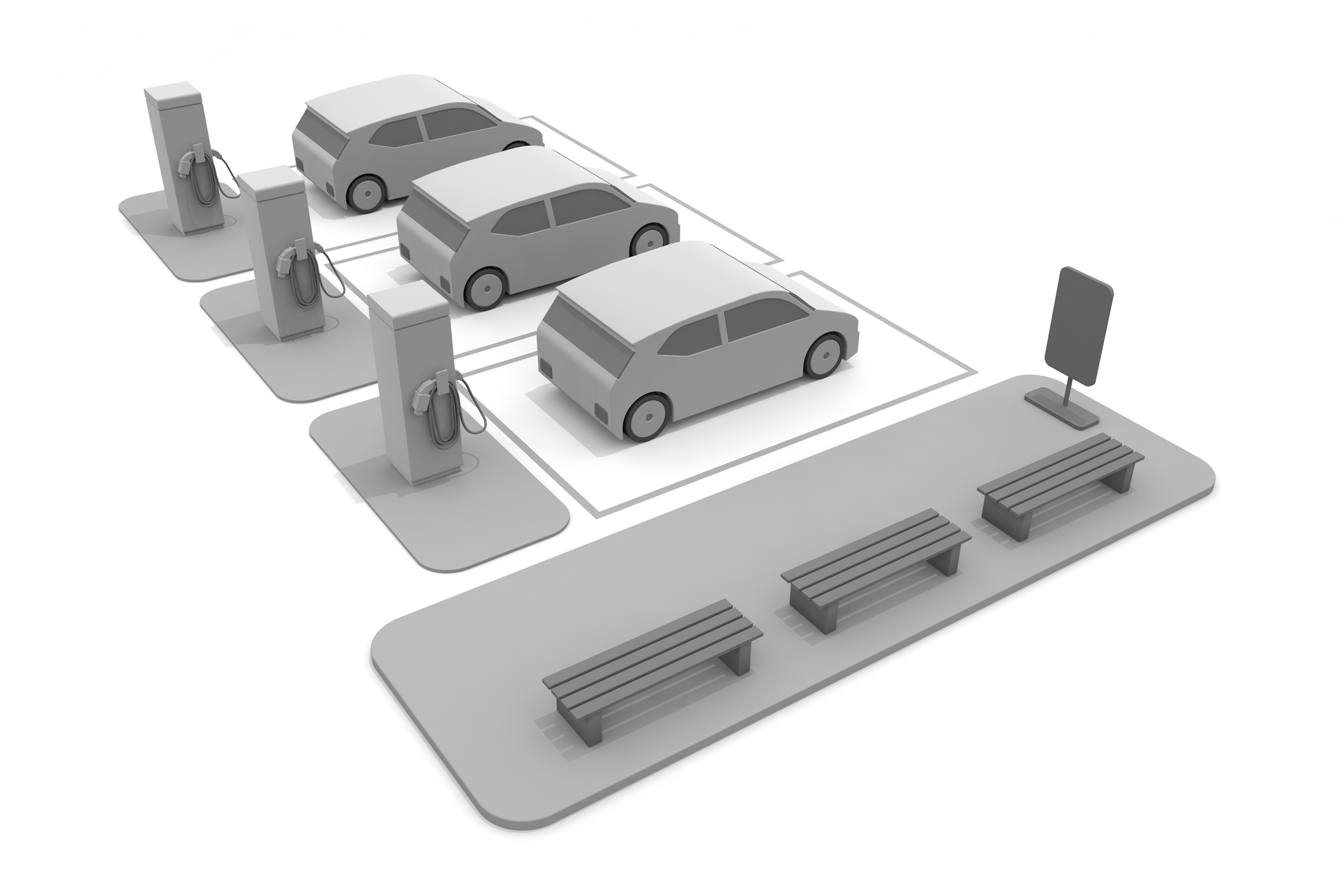 地球温暖化 / 産業 / 探す / 選ぶ / 検討 / チェック - イラスト/3Dレンダリング/フリー素材/商用使用OK