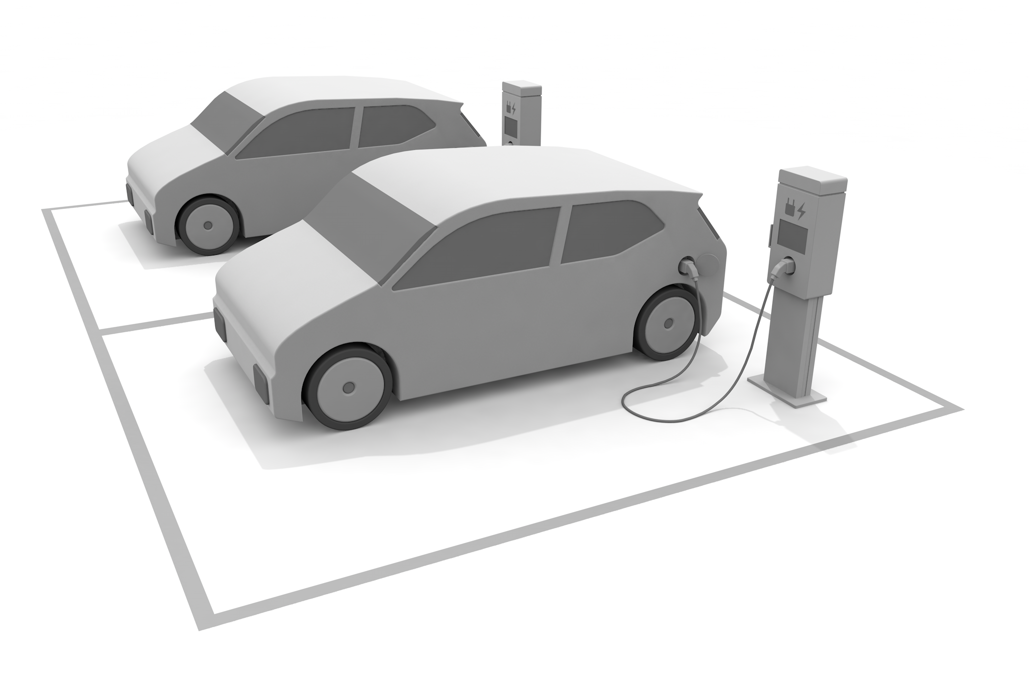 回路 / 産業 / テクノロジー / CPU / 技術 / エレクトロニクス - イラスト/3Dレンダリング/フリー素材/商用使用OK