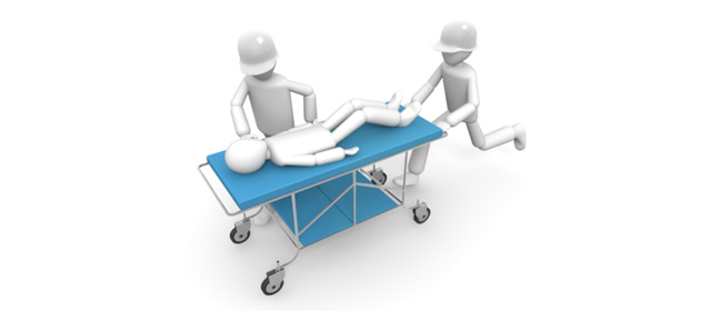 救急救命士｜事故 - 運転/あおり/ハンドル/ドライバー/危険/事故/イラスト/3Dレンダリング