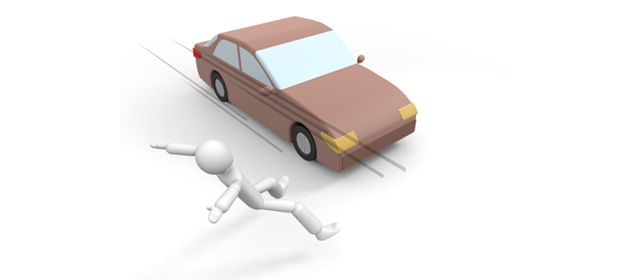 スピード違反｜交通違反 - 運転/あおり/ハンドル/ドライバー/危険/事故/イラスト/3Dレンダリング