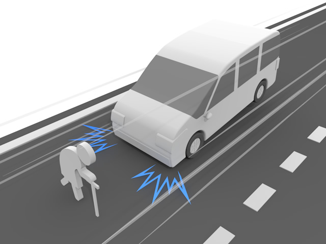 注意｜お年寄り｜運転｜事故 - 運転/あおり/ハンドル/ドライバー/危険/事故/イラスト/3Dレンダリング