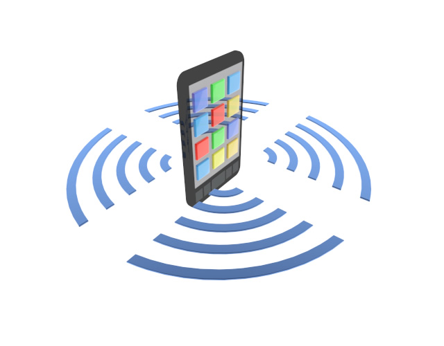 スマートフォン - スマホ / イラスト / アプリケーション / 写真 / フリー素材 / モバイル / フォト / サーバー / ネット