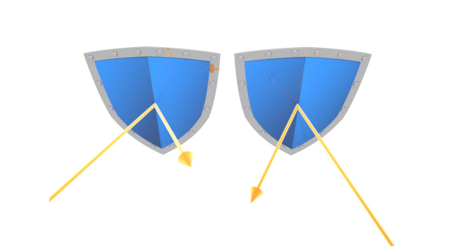 攻撃から守る - スマホ / イラスト / アプリケーション / 写真 / フリー素材 / モバイル / フォト / サーバー / ネット