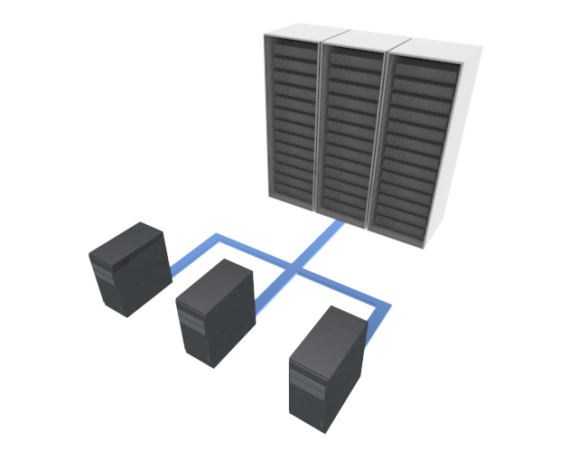 ホスティングサーバー - スマホ / イラスト / アプリケーション / 写真 / フリー素材 / モバイル / フォト / サーバー / ネット