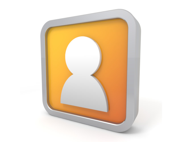 個人情報アイコン - スマホ / イラスト / アプリケーション / 写真 / フリー素材 / モバイル / フォト / サーバー / ネット