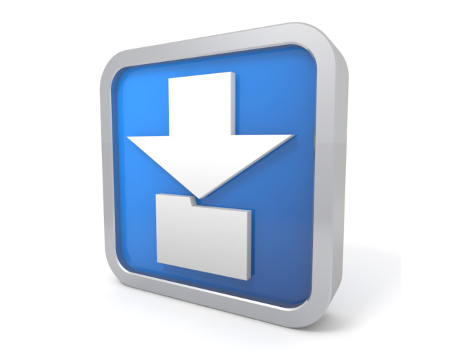 ダウンロードアイコン - スマホ / イラスト / アプリケーション / 写真 / フリー素材 / モバイル / フォト / サーバー / ネット