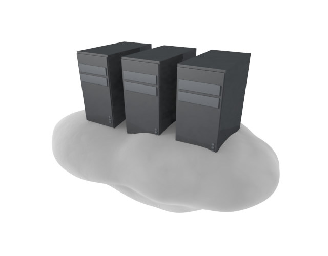 クラウドシステム - スマホ / イラスト / アプリケーション / 写真 / フリー素材 / モバイル / フォト / サーバー / ネット