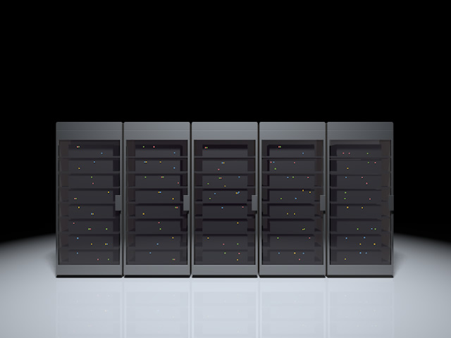 回線速度｜サーバールーム｜品質 - スマホ / イラスト / アプリケーション / 写真 / フリー素材 / モバイル / フォト / サーバー / ネット