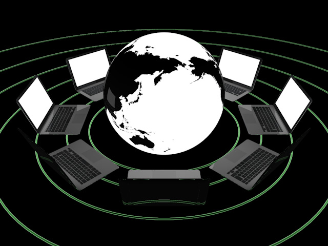 サーバー技術｜地球｜回線 - スマホ / イラスト / アプリケーション / 写真 / フリー素材 / モバイル / フォト / サーバー / ネット