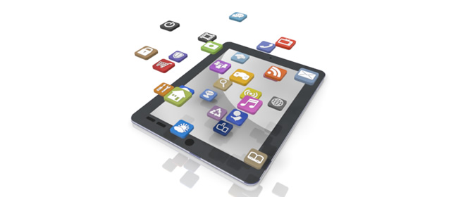 増え続けるアプリケーション - スマホ / イラスト / アプリケーション / 写真 / フリー素材 / モバイル / フォト / サーバー / ネット