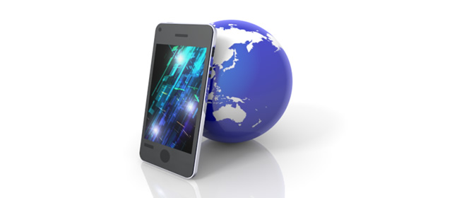 地球 - スマートフォン - スマホ / イラスト / アプリケーション / 写真 / フリー素材 / モバイル / フォト / サーバー / ネット