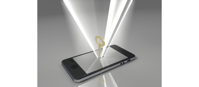 ロック解除 - スマートフォン - スマホ / イラスト / アプリケーション / 写真 / フリー素材 / モバイル / フォト / サーバー / ネット