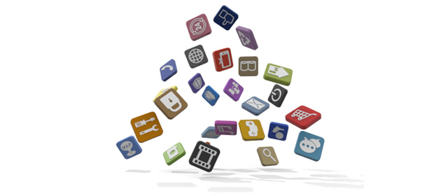 開発 - アプリケーション - スマートフォン - スマホ / イラスト / アプリケーション / 写真 / フリー素材 / モバイル / フォト / サーバー / ネット