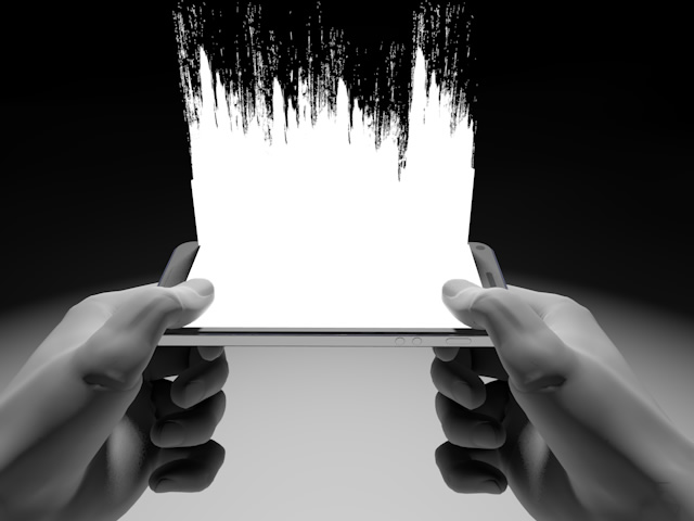 立体｜技術｜スマートフォン - スマホ / イラスト / アプリケーション / 写真 / フリー素材 / モバイル / フォト / サーバー / ネット