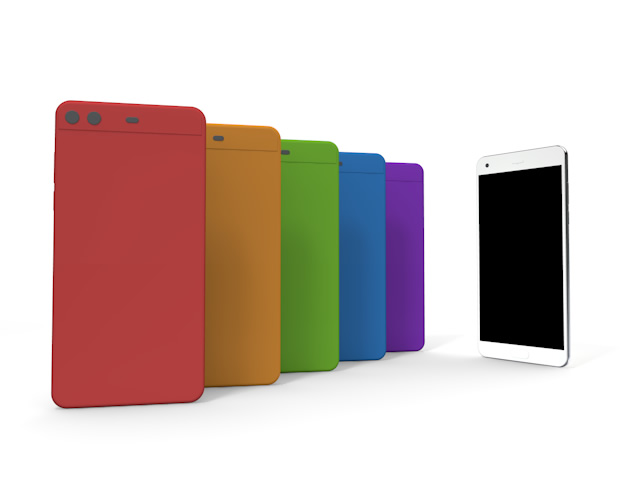 カラー選択｜背面｜スマホ製品 - スマホ / イラスト / アプリケーション / 写真 / フリー素材 / モバイル / フォト / サーバー / ネット