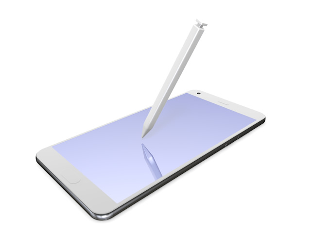 タッチペン付き｜スマートフォン｜ディスプレイ - スマホ / イラスト / アプリケーション / 写真 / フリー素材 / モバイル / フォト / サーバー / ネット