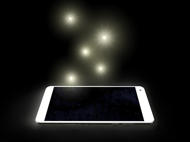 テクノロジー｜モバイルフォン｜未来 - スマホ / イラスト / アプリケーション / 写真 / フリー素材 / モバイル / フォト / サーバー / ネット