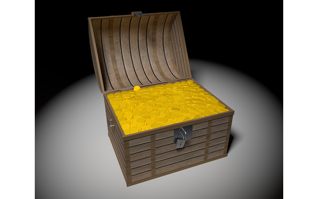 宝の山 - ウッド/木材/イラスト/写真/フリー素材/フォト/質感/3D