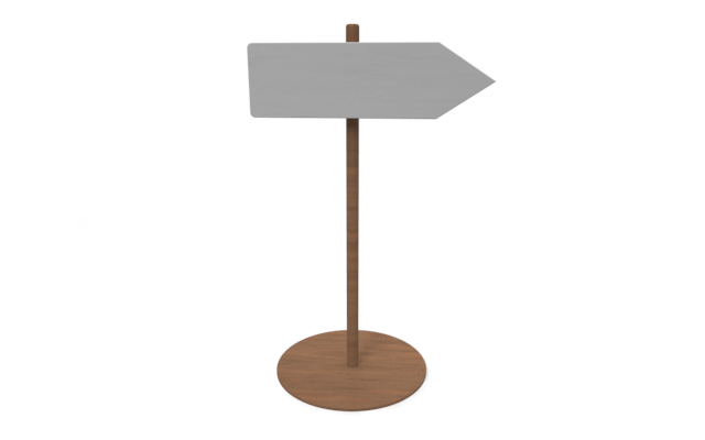 行き先案内 - ウッド/木材/イラスト/写真/フリー素材/フォト/質感/3D