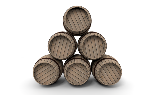 洋樽 - ウッド/木材/イラスト/写真/フリー素材/フォト/質感/3D