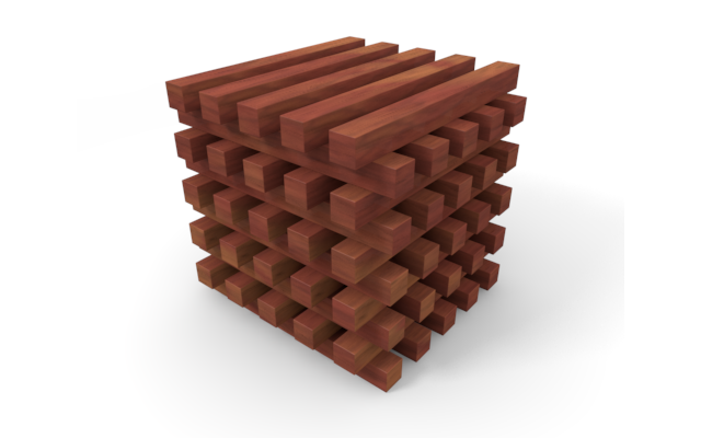 木の棒 - ウッド/木材/イラスト/写真/フリー素材/フォト/質感/3D