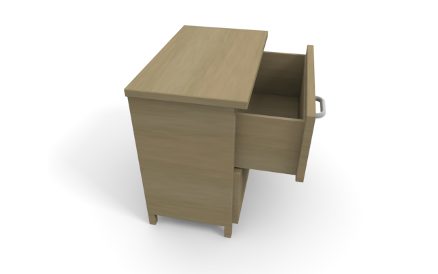 チェスト - ウッド/木材/イラスト/写真/フリー素材/フォト/質感/3D