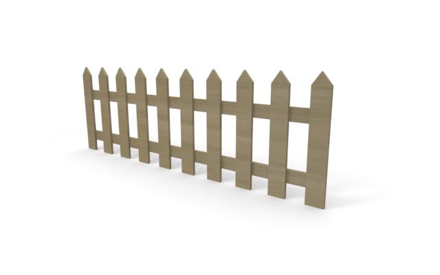 柵 - ウッド/木材/イラスト/写真/フリー素材/フォト/質感/3D