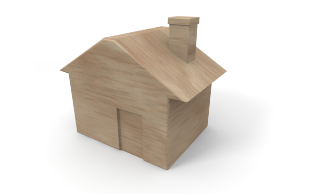 山小屋 - ウッド/木材/イラスト/写真/フリー素材/フォト/質感/3D