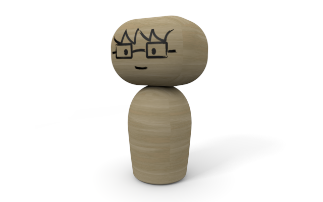 お父さん - ウッド/木材/イラスト/写真/フリー素材/フォト/質感/3D