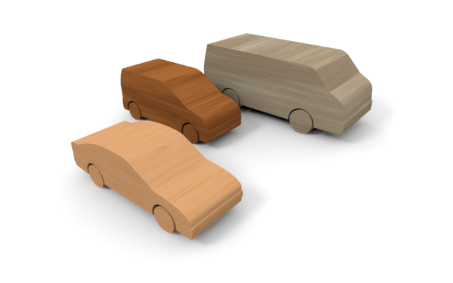 乗り物 - ウッド/木材/イラスト/写真/フリー素材/フォト/質感/3D