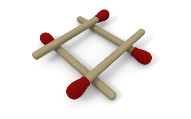 マッチ棒 - ウッド/木材/イラスト/写真/フリー素材/フォト/質感/3D