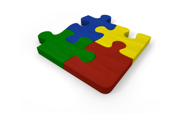 ジグソーパズル - ウッド/木材/イラスト/写真/フリー素材/フォト/質感/3D