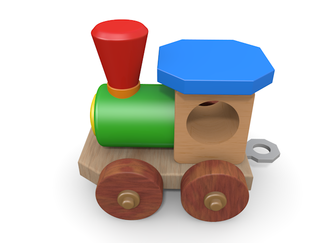 蒸気機関車 - 乗りもの - ウッド/木材/イラスト/写真/フリー素材/フォト/質感/3D