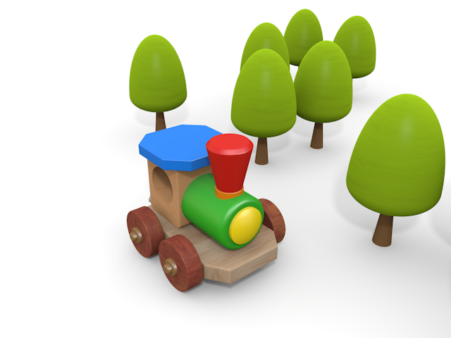 乗物移動-汽車 - ウッド/木材/イラスト/写真/フリー素材/フォト/質感/3D