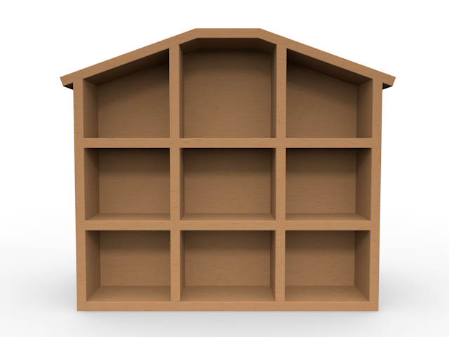 マンション｜住まい - ウッド/木材/イラスト/写真/フリー素材/フォト/質感/3D