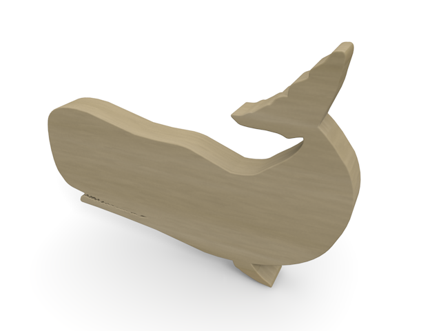 クジラ｜アニマル - ウッド/木材/イラスト/写真/フリー素材/フォト/質感/3D