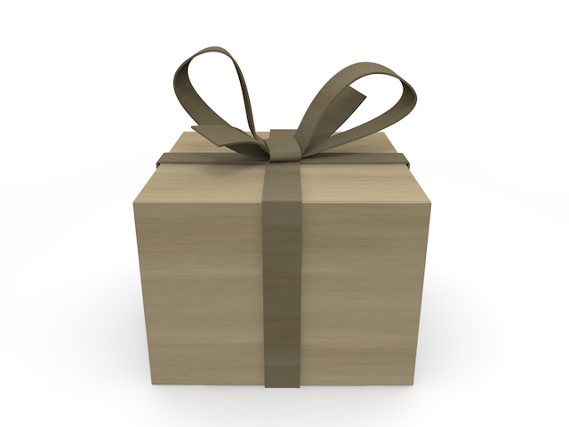 プレゼント｜ギフト - ウッド/木材/イラスト/写真/フリー素材/フォト/質感/3D