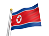 朝鮮民主主義人民共和国 - 国旗｜世界地図｜フリーイラスト素材