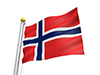 ノルウェー - 国旗｜世界地図｜フリーイラスト素材