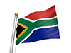 南アフリカ共和国 - 国旗｜世界地図｜フリーイラスト素材