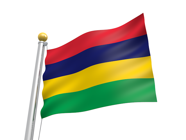 モーリシャス - ナショナルフラッグ / 世界地図 / イラスト / 写真 / 国旗 / フリー素材