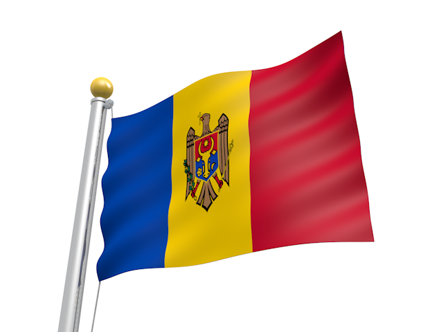 モルドバ - ナショナルフラッグ / 世界地図 / イラスト / 写真 / 国旗 / フリー素材