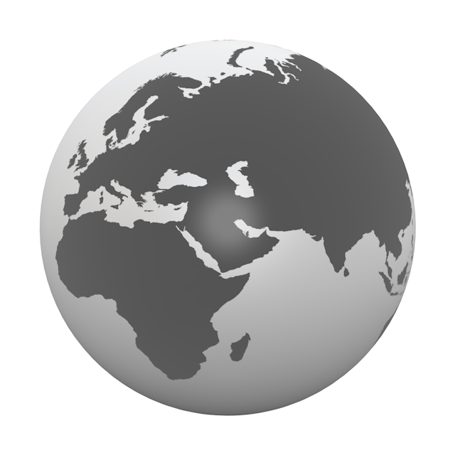 地球｜ヨーロッパ - ナショナルフラッグ / 世界地図 / イラスト / 写真 / 国旗 / フリー素材