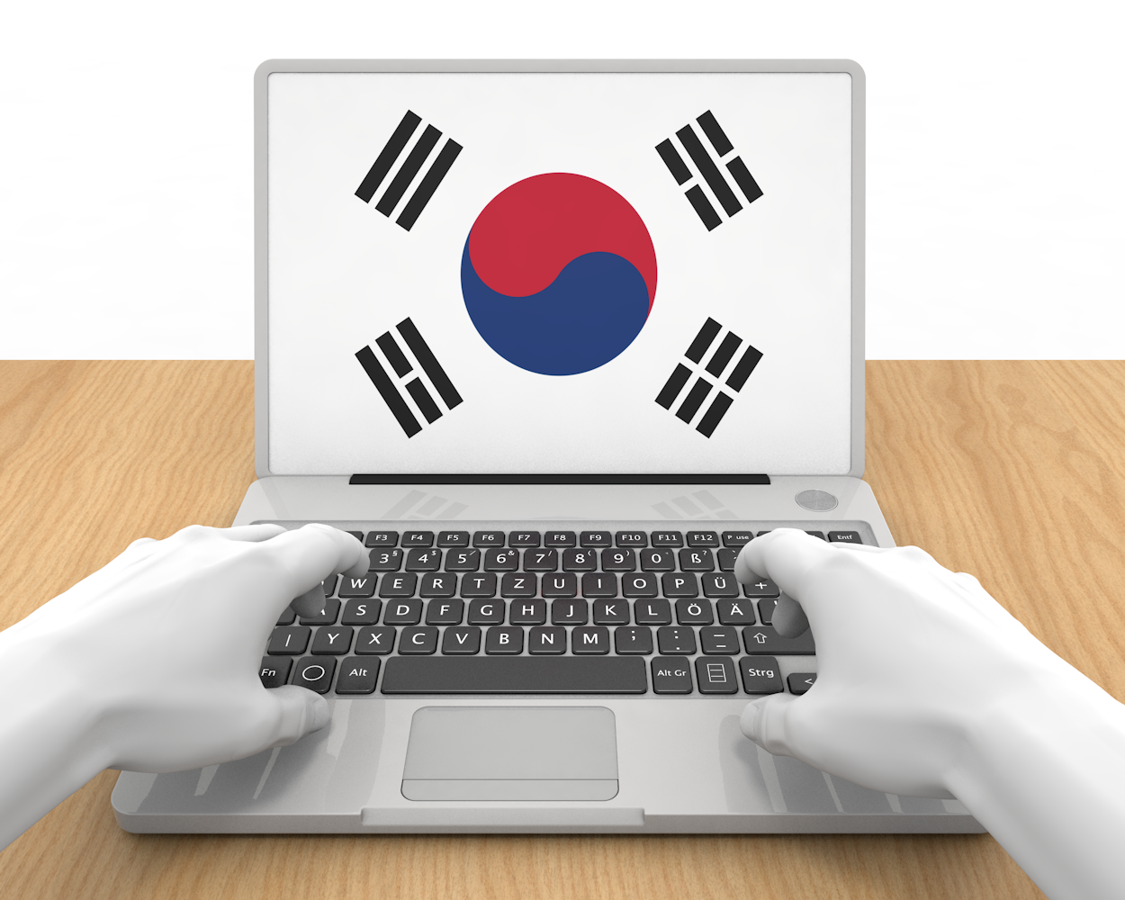 韓国｜国旗｜検索｜国 - ナショナルフラッグ / 世界地図 / イラスト / 写真 / 国旗 / フリー素材