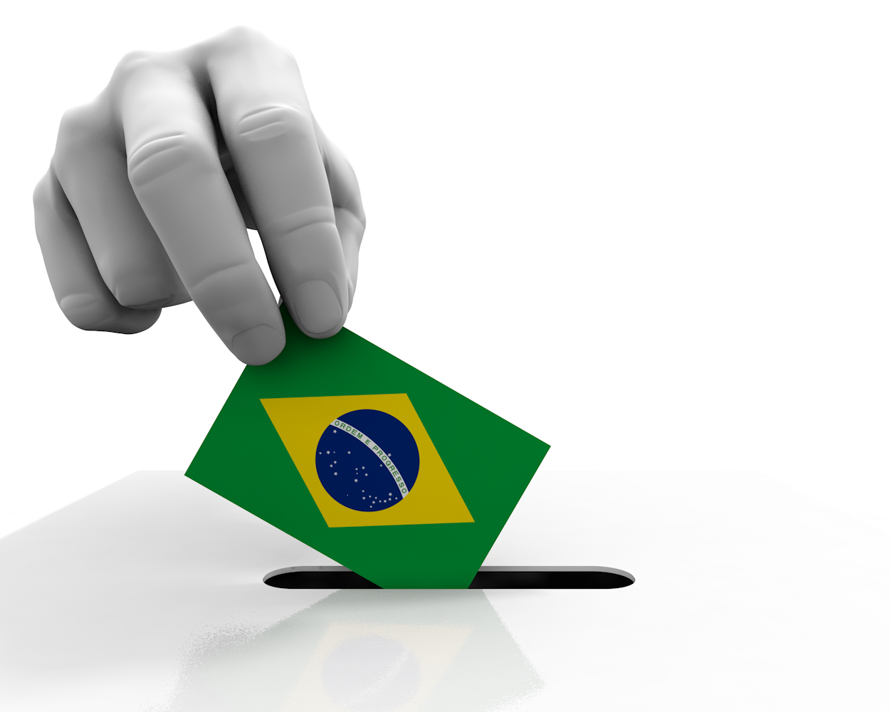 ブラジル｜国旗｜選挙｜国 - ナショナルフラッグ / 世界地図 / イラスト / 写真 / 国旗 / フリー素材