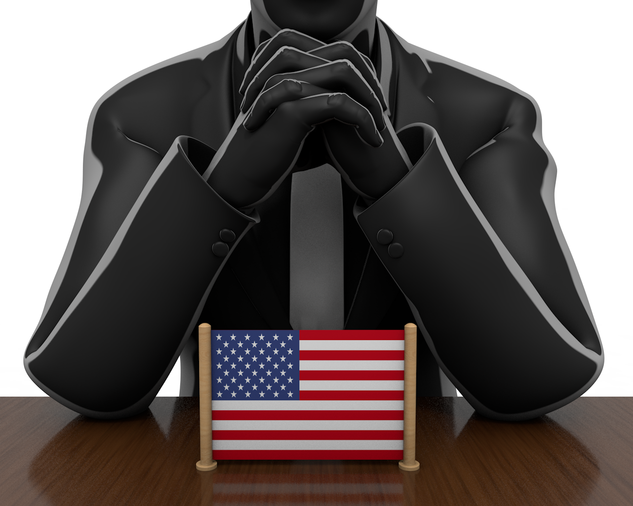 アメリカ｜米国｜国旗｜人物｜総理大臣 - ナショナルフラッグ / 世界地図 / イラスト / 写真 / 国旗 / フリー素材