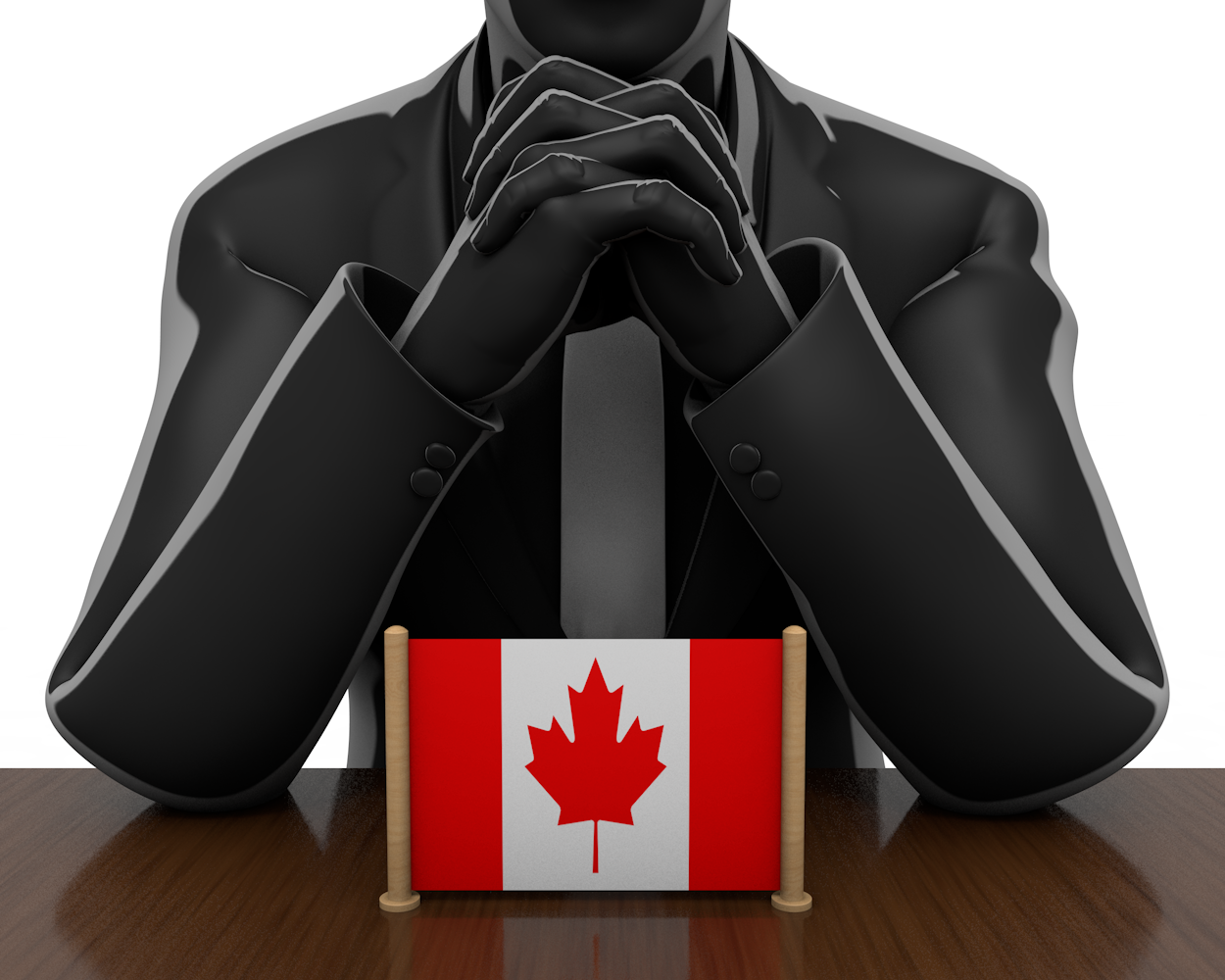 カナダ｜国旗｜人物｜総理大臣 - ナショナルフラッグ / 世界地図 / イラスト / 写真 / 国旗 / フリー素材